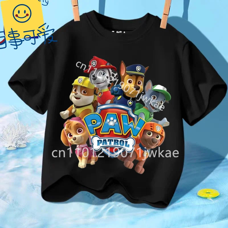 Paw Patrol Kids T-Shirt – Skye Cartoon Short Sleeve Summer Top for Boys & Girls Casual Wear Birthday Gift Clothing