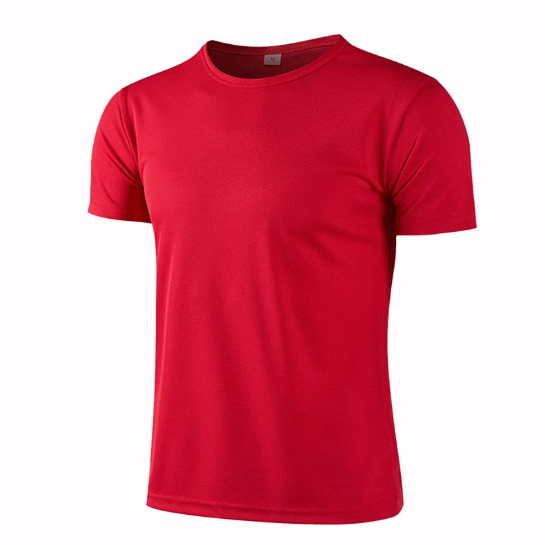 Men & Women Quick Dry Sports T-Shirt - Breathable Short Sleeve Gym, Running & Fitness Training Jersey
