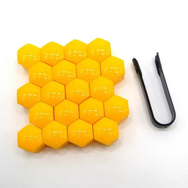 20PCS Car Wheel Nut Caps – Anti-Rust Tire Bolt Covers, 17/19/21mm Hub Protection & Exterior Decoration