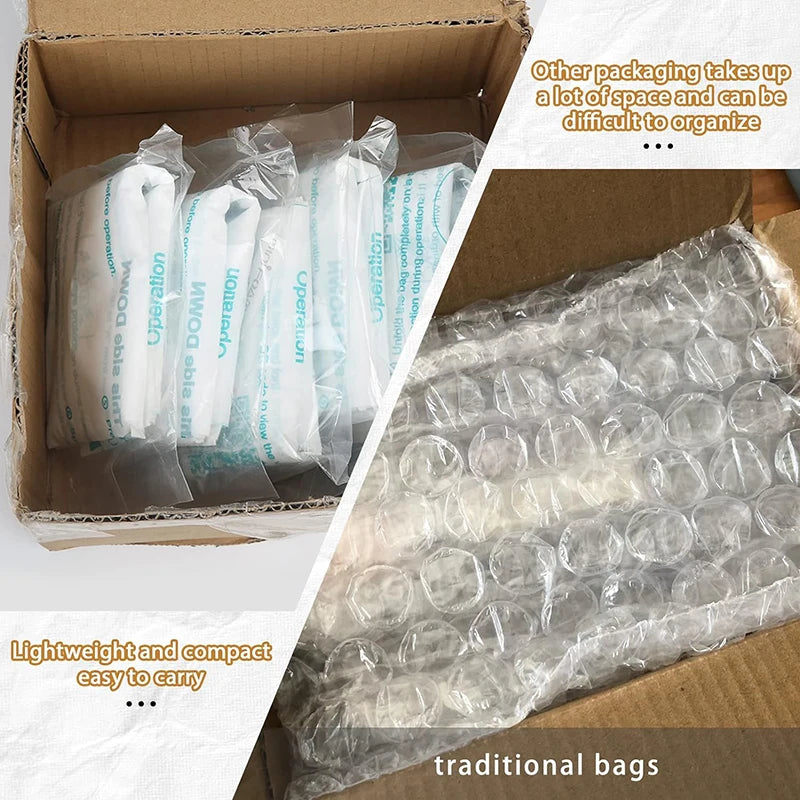 4pcs/8pcs Fragile Expanding Foam Protective Bags – Quick Foam Packing Wrap for Car Accessories & Glass Protection