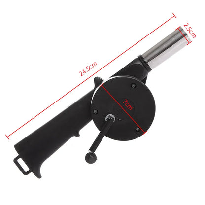 Handheld Household Barbecue Blower - Portable Small Hair Dryer for Outdoor BBQ Accessories