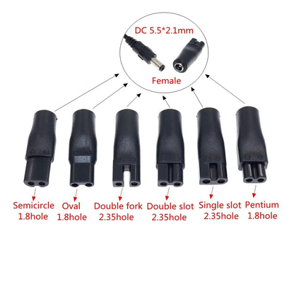 8-Piece 5V USB Power Cords - Replacement Chargers for Hair Clippers, Beard Trimmers & Shavers