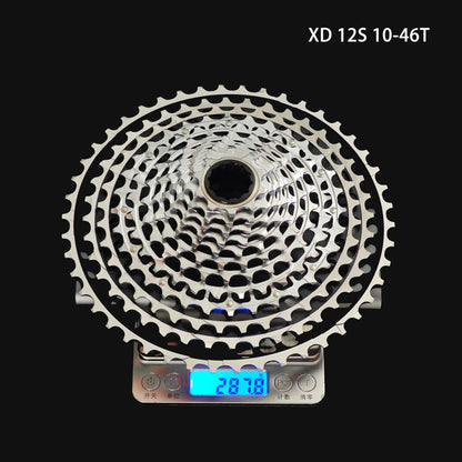 GOLDIX 12-Speed Ultralight MTB Cassette – CNC Sprocket 11-51T/11-46T HG & 10-46T/10-51T XD for Shimano SRAM
