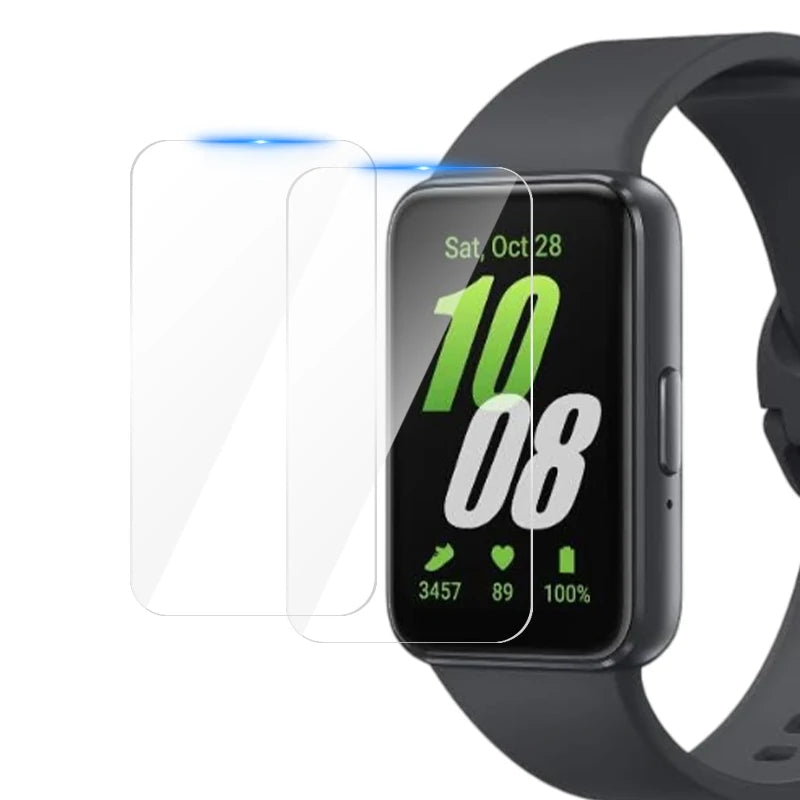 HD Tempered Glass Screen Protector for Samsung Galaxy Fit 3 – Anti-Scratch TPU Film, Full Coverage Smartwatch Protection
