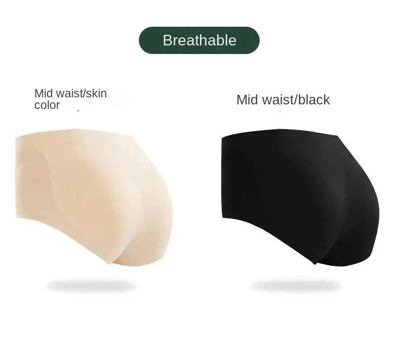 Summer Seamless Bodyshaper Panties – Silicone Hip & Butt Pads, Push-Up Briefs, Sexy Bum Lifter Lingerie