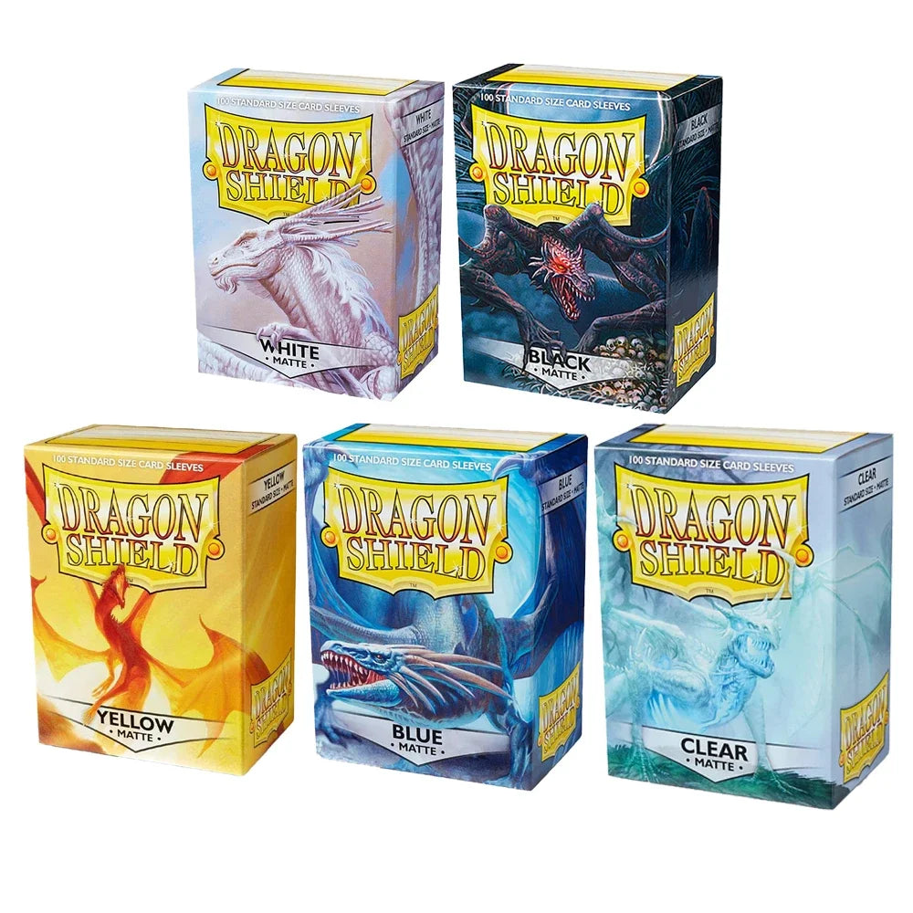 100-Pack 66×91mm Matte Card Sleeves - Trading Card Protectors for PTCG & Collectible Cards