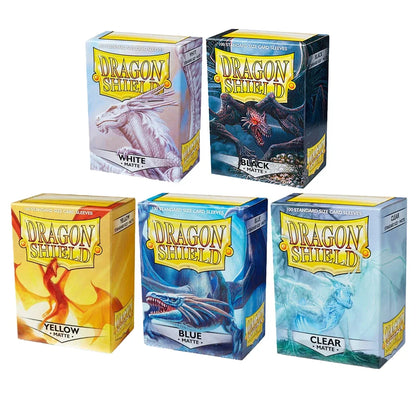 100-Pack 66×91mm Matte Card Sleeves - Trading Card Protectors for PTCG & Collectible Cards