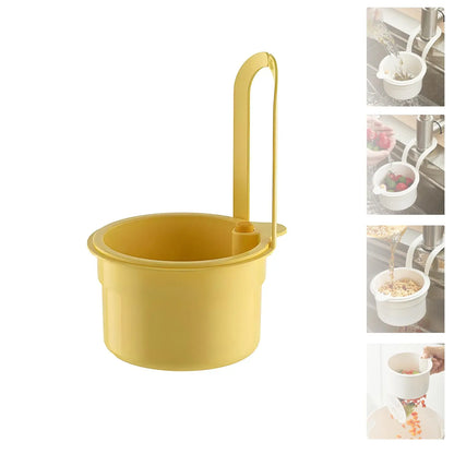 Self-Cleaning Kitchen Sink Strainer Basket - Automatic Waste Catcher & Draining Filter