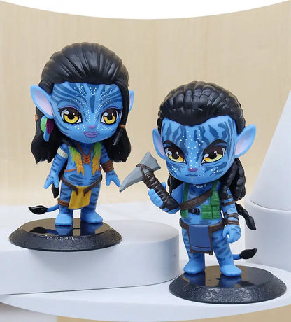 Avatar 2 Neytiri & Jake Sully PVC Figure Toys - 12cm Collectible Model