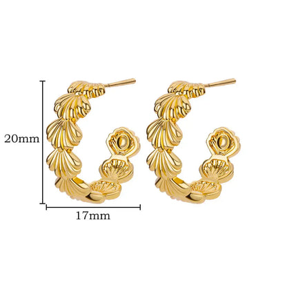 2024 Stainless Steel Square Earrings – Trendy Fashion Jewelry for Women & Girls