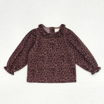 AW26 Denim Leopard Kids Clothing Collection - Boys Girls Dress Skirt Shirt Vest and Overalls Fashion Set