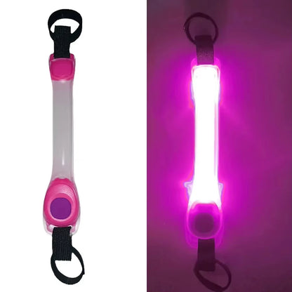 Pet LED Safety Traction Collar – Waterproof Anti-Loss Collar with Multi-Color Flashing Light Pendant for Outdoor Use