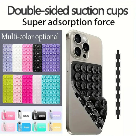 Silicone Suction Cup Phone Case Mount – Non-Slip Flexible Phone Holder Stand for Selfies, Videos & Hands-Free Use