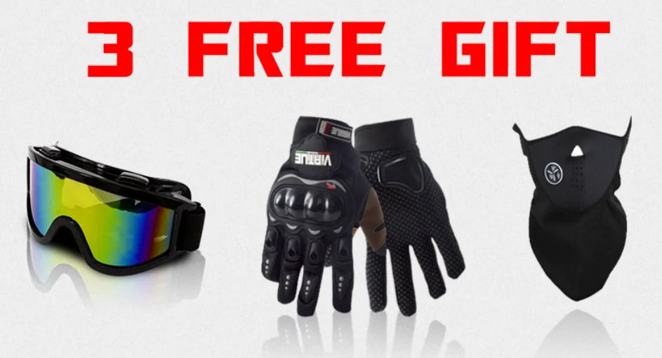 Youth & Kids Motorcycle Full Helmet - Children’s Motocross Casco Moto, Off-Road Protective Helmet with Goggles & Gloves