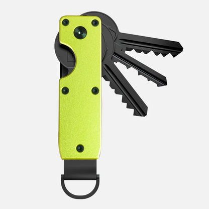 Compact Key Organizer – Minimalist Metal Key Holder for 2-6 Keys, Secure Keychain Case