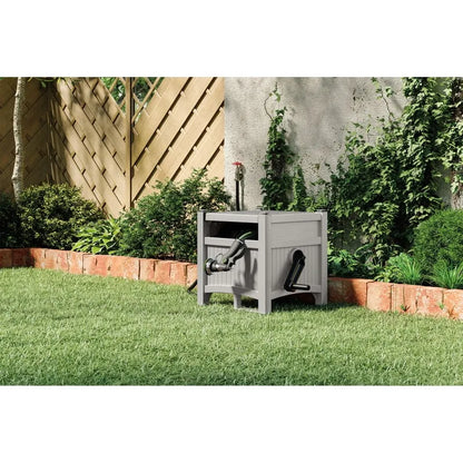 Suncast 100ft Hose Hideaway Reel – Gray Garden Hose Storage Solution
