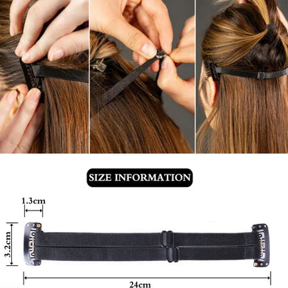 Eye & Eyebrow Lifting Stretch Band - Adjustable Fox Eye Elastic Hair Band with BB Clips