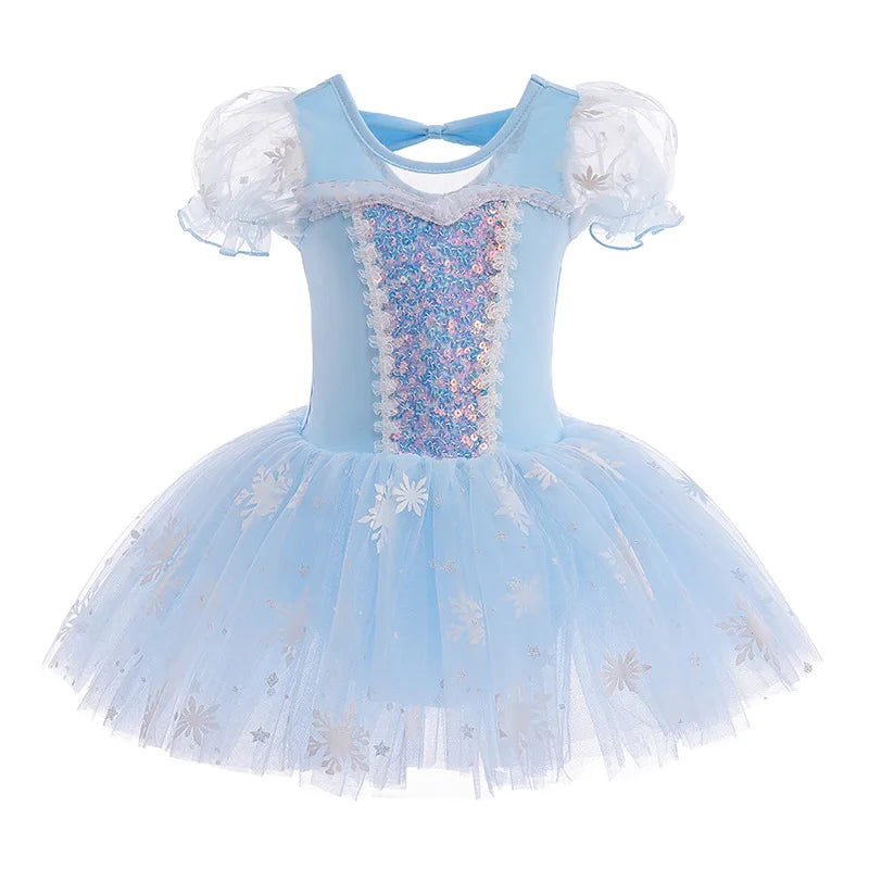 Girls Ballet Tutu Dress - Sequined Princess Party Costume for Dance & Stage Performances