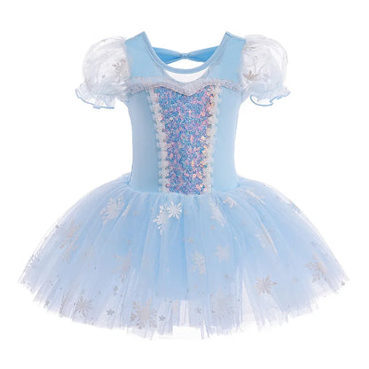 Girls Ballet Tutu Dress - Sequined Princess Party Costume for Dance & Stage Performances