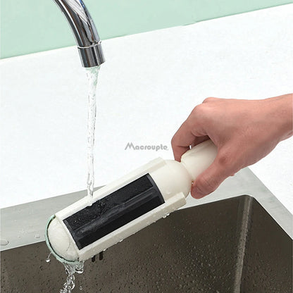 Effortless Pet Hair Removal: Self-Cleaning Electrostatic Brush for Clothes & Upholstery