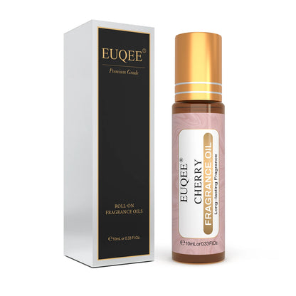 EUQEE 10ml Fragrance Oil Roll-On - Long-Lasting Perfume Scent for Diffusers, Burners & Aromatherapy