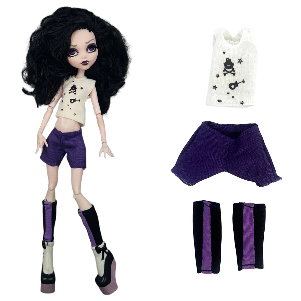 11-Inch Doll Clothes for 1/6 Dolls – Casual Dress & Fashion Outfits for 27 CM Girls' Dolls, DIY Toy Clothing