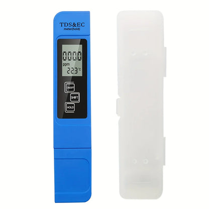 3-in-1 Water Quality Detection Pen – High Accuracy TDS & EC Meter for Household Drinking Water (0-9990ppm)