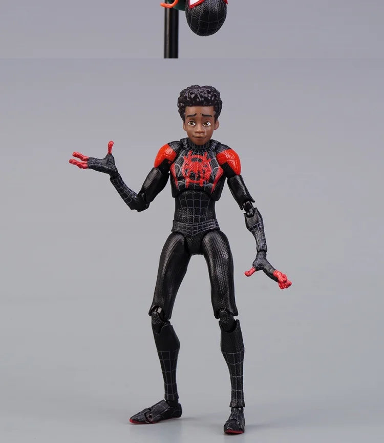 Miles Morales Spider-Man Action Figure — Into the Spider-Verse Collectible Toy for Kids Gift