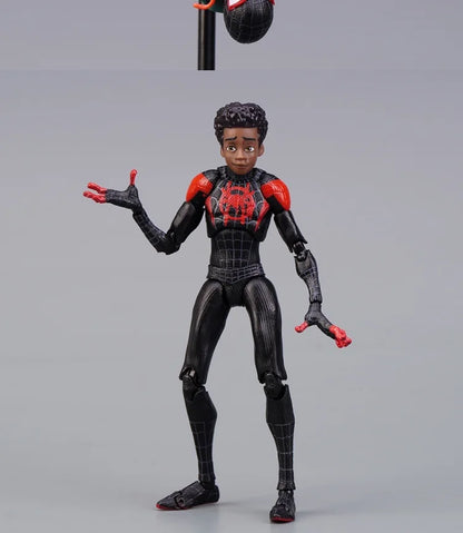Miles Morales Spider-Man Action Figure — Into the Spider-Verse Collectible Toy for Kids Gift