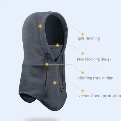 Fashion Polar Fleece Balaclava Hat - Winter Beanie, Windproof Full Face Ski Mask for Men and Women, Warmer Cap and Scarf