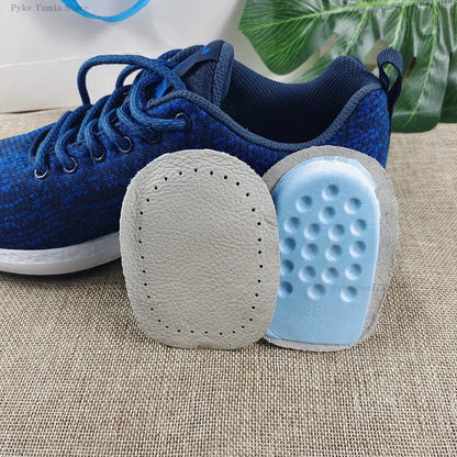 Heel Insoles with Arch Support - Thickened Latex Leather Shoe Inserts for Comfort & Height