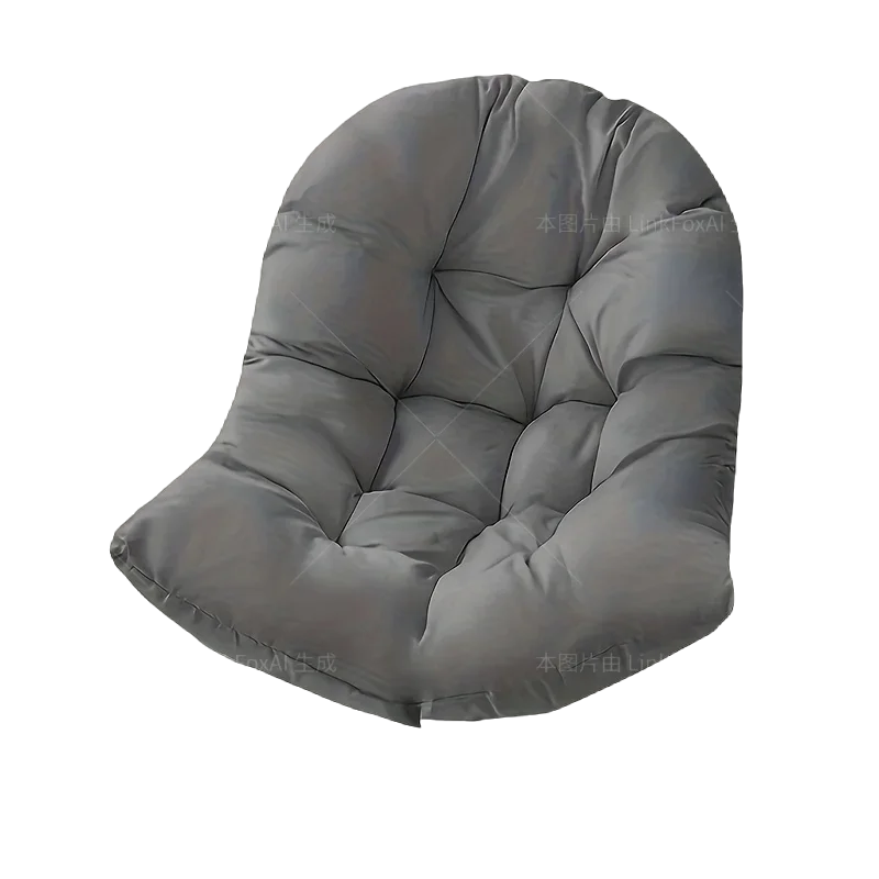 Luxury Hanging Chair Cushion - Thickened Ergonomic Polyester Seat Pad for Indoor & Outdoor Comfort