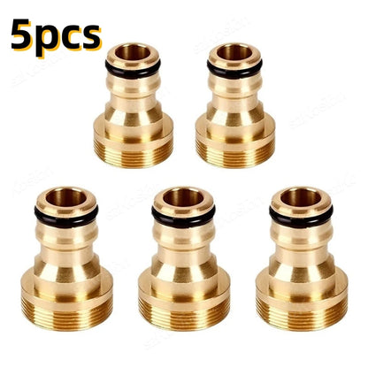Universal Brass Faucet Adapter - Kitchen Tap Connector for Garden Hose, Watering & Basin Accessories