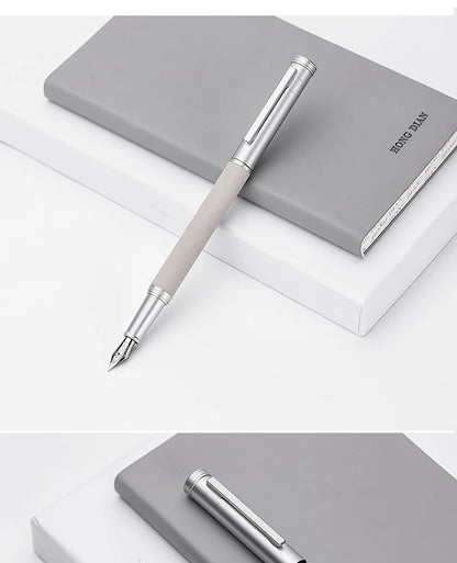 LT Hongdian Titanium Black Forest Calligraphy Pen — Student & Business Ink Pen with Gift Box