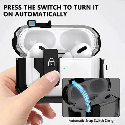 Security Lock Case for AirPods 1/2/3 & AirPods Pro 2 — Protective Headphone Cover & Coque