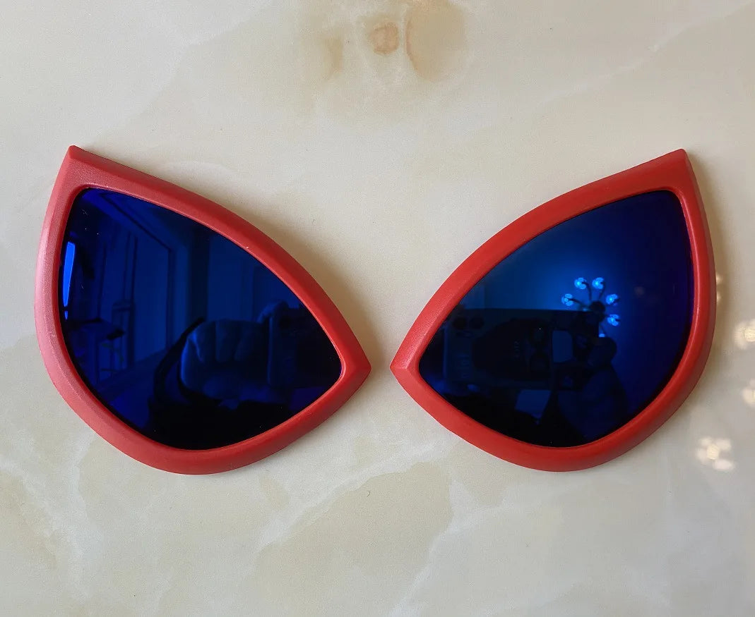 Anime Super Lens Glasses - Stereoscopic Color Light Eyewear Accessory for Bodysuit & Movie Cosplay Masks
