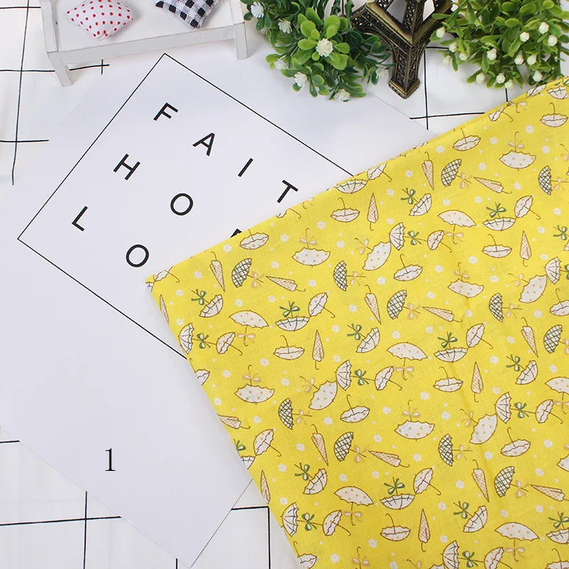 Printed Cotton Fabric Squares 25×25cm — Sewing, Quilting, Patchwork & DIY Handmade Craft Material