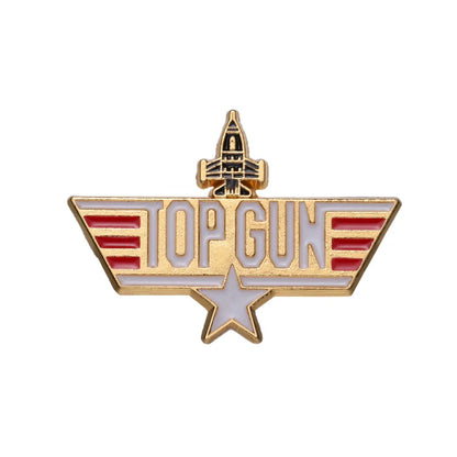 Top Gun Navy Fighter Weapons School Enamel Pin – Vintage Metal Badge for Backpack, Clothes, Jewelry & Shirt Collar
