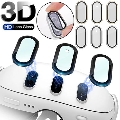 Camera Lens Protector for Meta Quest 3 – Tempered Glass Anti-Scratch Lens Cover & Protective Film Accessory