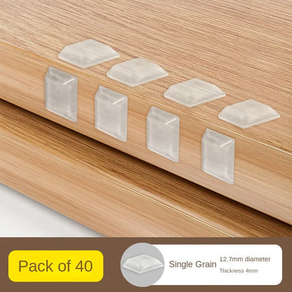 Silicone Door Handle Anti-Collision Pads - Refrigerator Door Stopper, Wall Protector & Noise-Reducing Buffer Stickers (3329/3441)