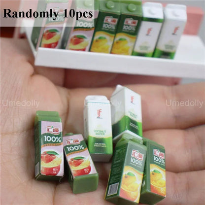 1/6 Miniature Dollhouse Supermarket Set – Mini Snacks & Drinks for Blythe & BJD Dolls