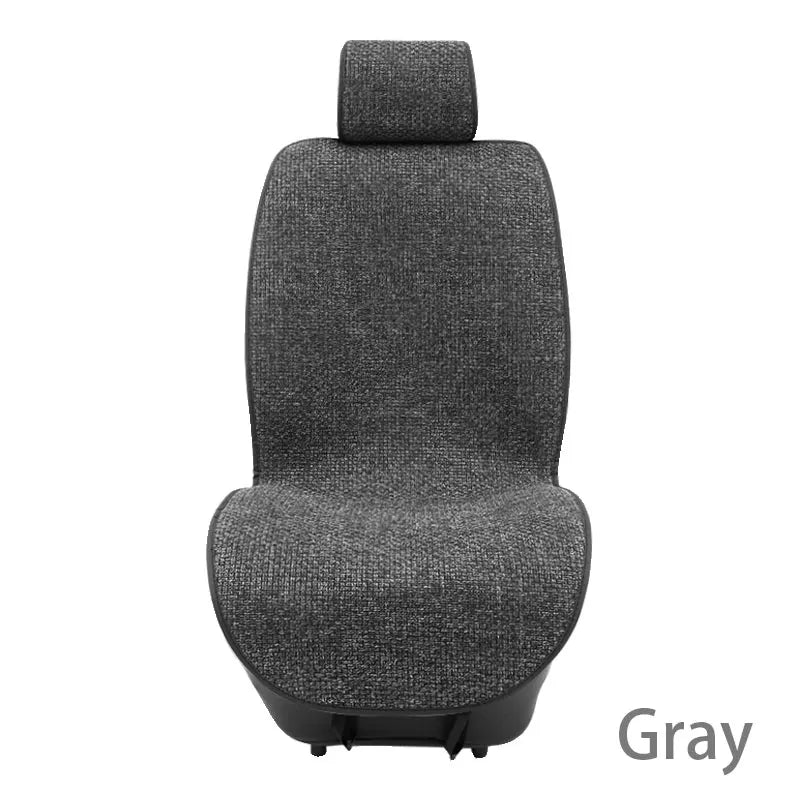 SEAMETAL Linen Car Seat Cover - Four-Season Breathable Anti-Slip Seat Protector