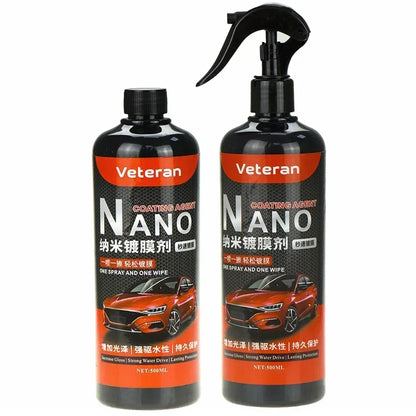 500ML/250ML Car Ceramic Coating – 9H Hardness Nano Glass Polish for Car Detailing & Protection