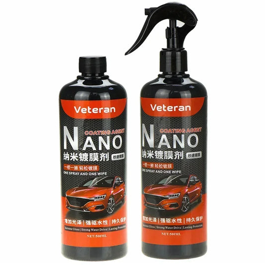 500ML/250ML Car Ceramic Coating – 9H Hardness Nano Glass Polish for Car Detailing & Protection