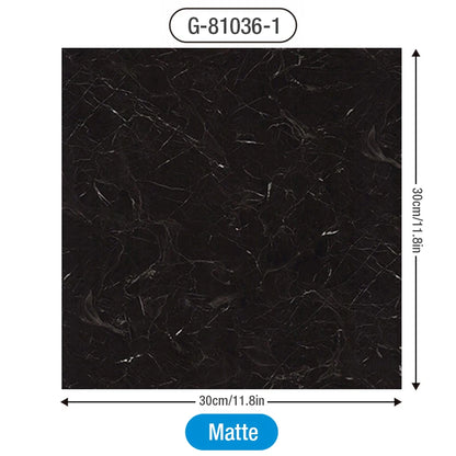 Marble Floor Tile Stickers - Waterproof Self-Adhesive PVC Home Decor