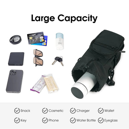 Insulated Water Bottle Holder with Strap – Carrier Sling Bag for 16oz, 32oz, 40oz & 64oz Bottles