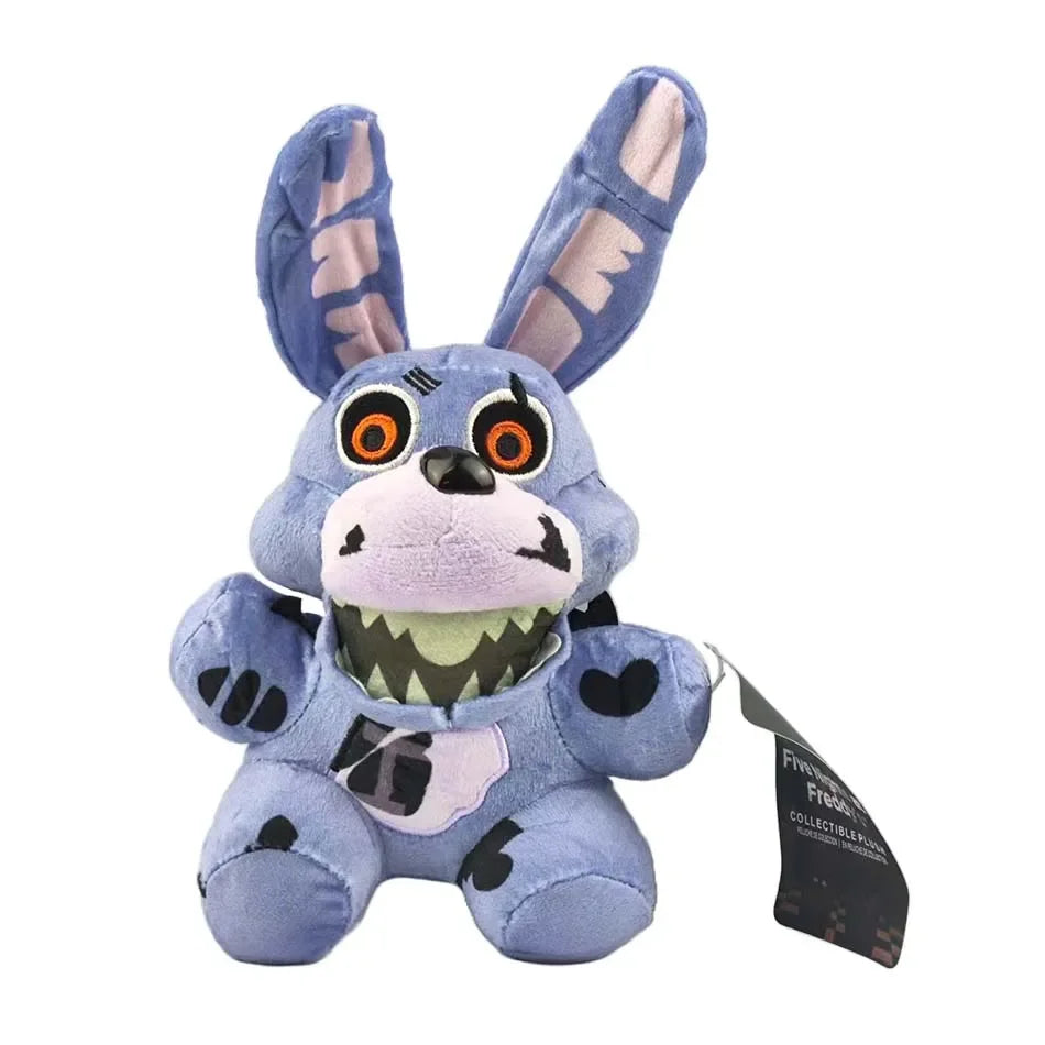 FNAF Plush Toy Collection - Cute Freddy Bonnie Foxy Cartoon Stuffed Dolls for Kids & Fans Gift