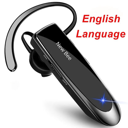 New Bee B41 Wireless Bluetooth 5.0 Earphones – Hands-Free Mini Headset with CVC 6.0 Mic, 22H Music Playing for iPhone