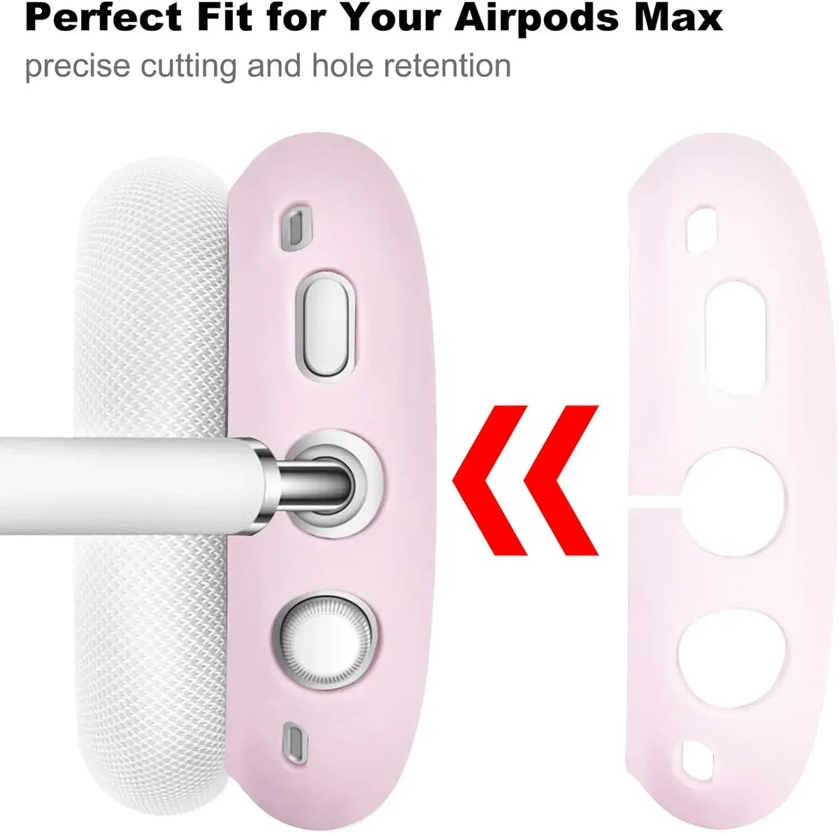 AirPods Max Silicone Protective Case - Flexible Cover for Apple AirPods Max Headphones