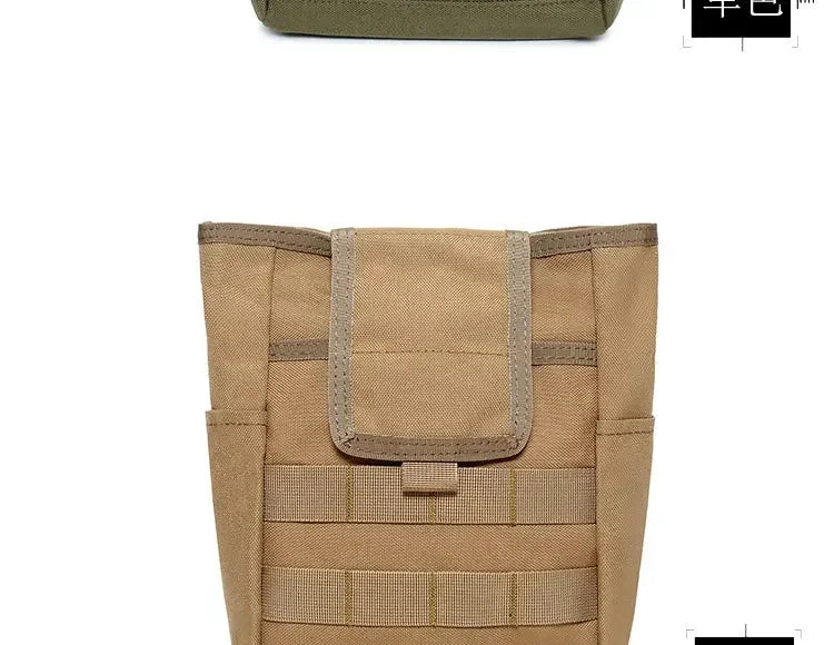 Foldable Molle Dump Pouch – Ammo Magazine Waist Pack, Hunting & EDC Utility Bag